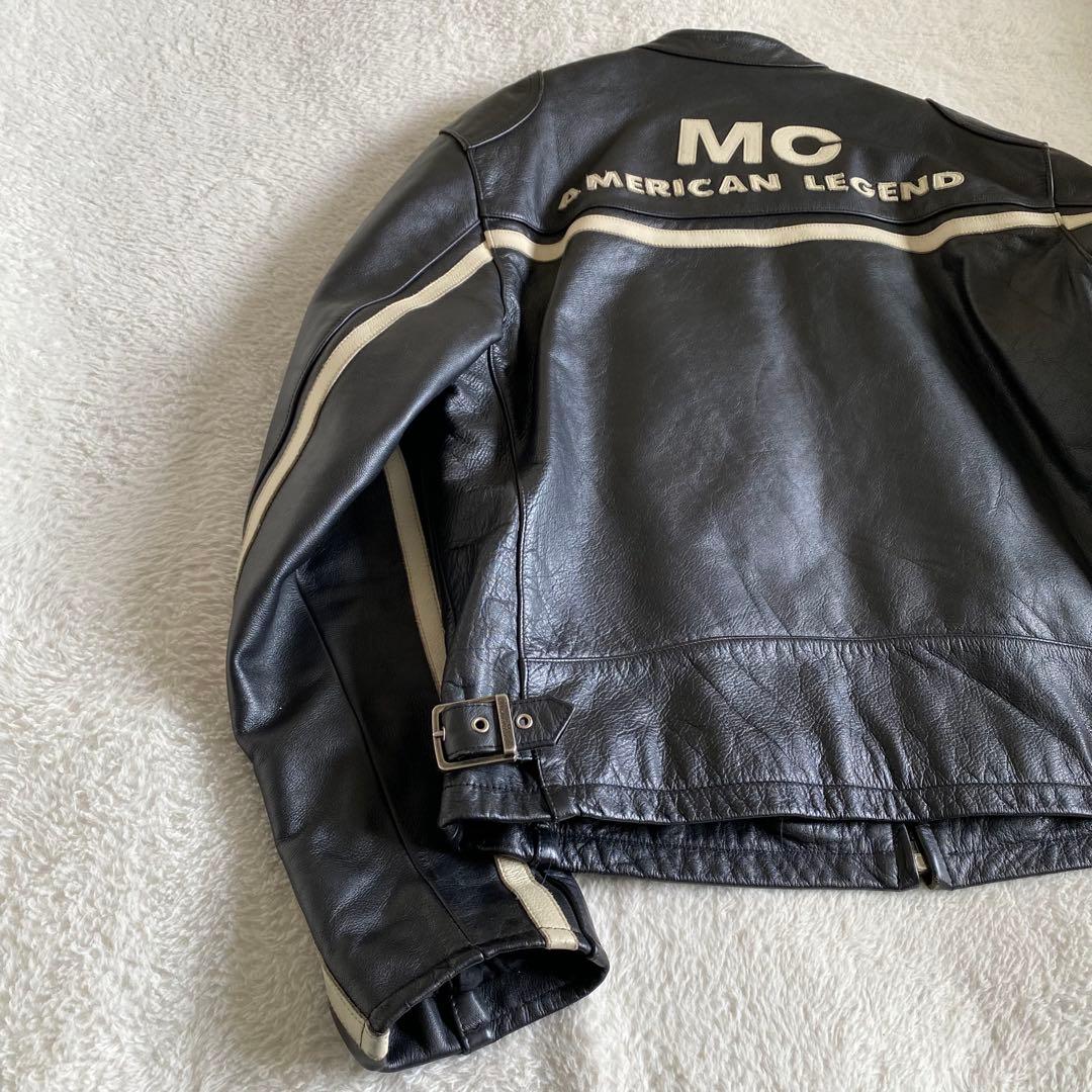 Harley-Davidson レザージャケット　ライダース　本革　黒　XL