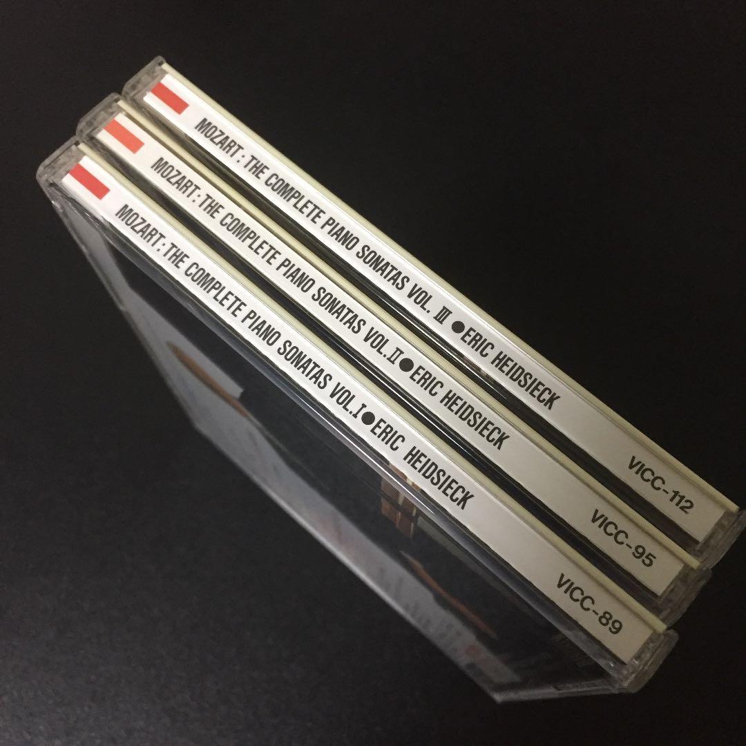 【売約済】ハイドシェック／モーツァルト:ピアノ・ソナタ集  3CD