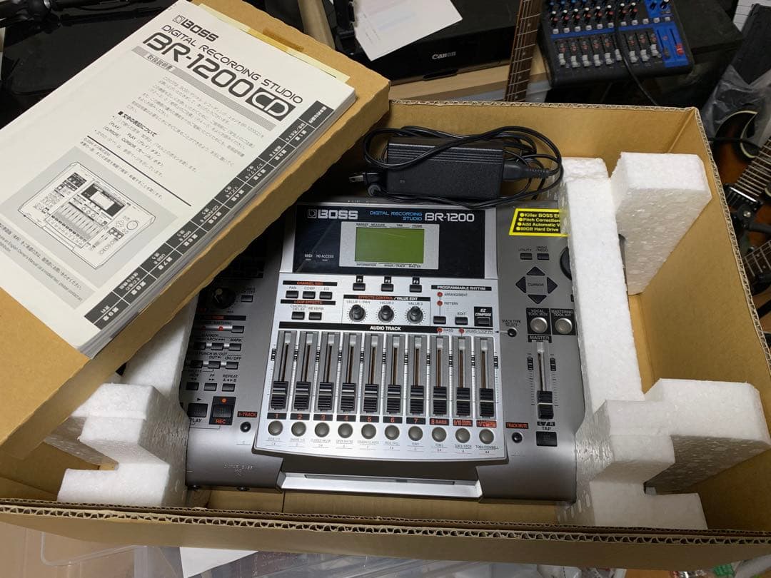 希少！　元箱、説明書付き　BOSS BR-1200 デジタル録音スタジオ