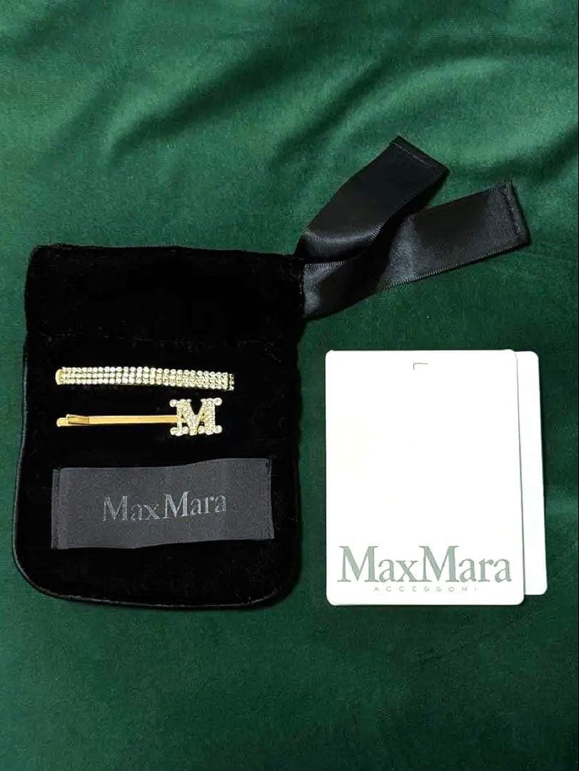 【美品】MaxMara ヘアピンセット ゴールド 限定値下げ❣️