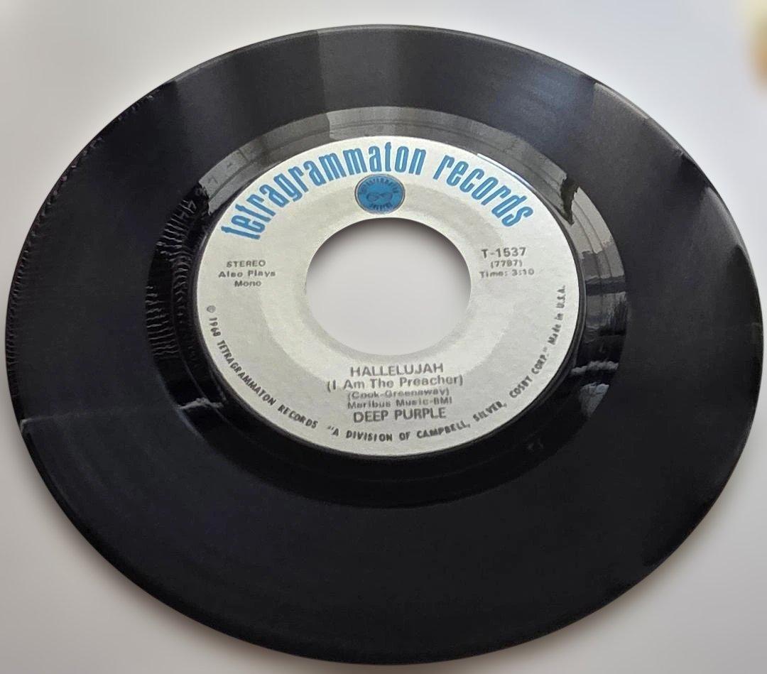 US ORIG 7inch 　DEEP PURPLE / Halleluyah