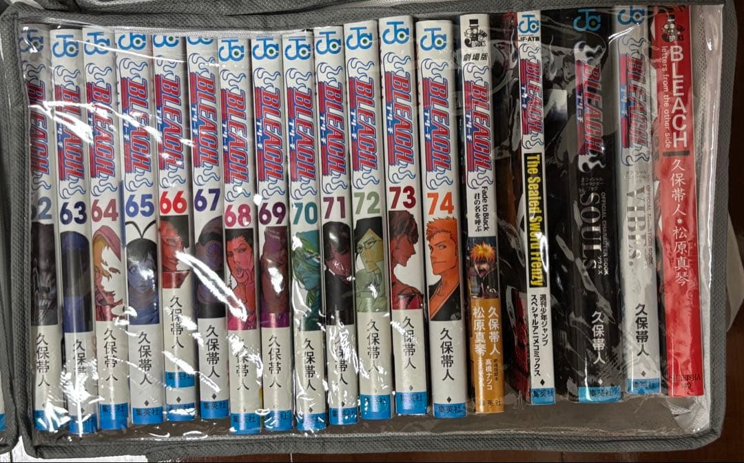 BLEACH 1〜45.49〜74巻　小説　公式キャラクターブック　セット