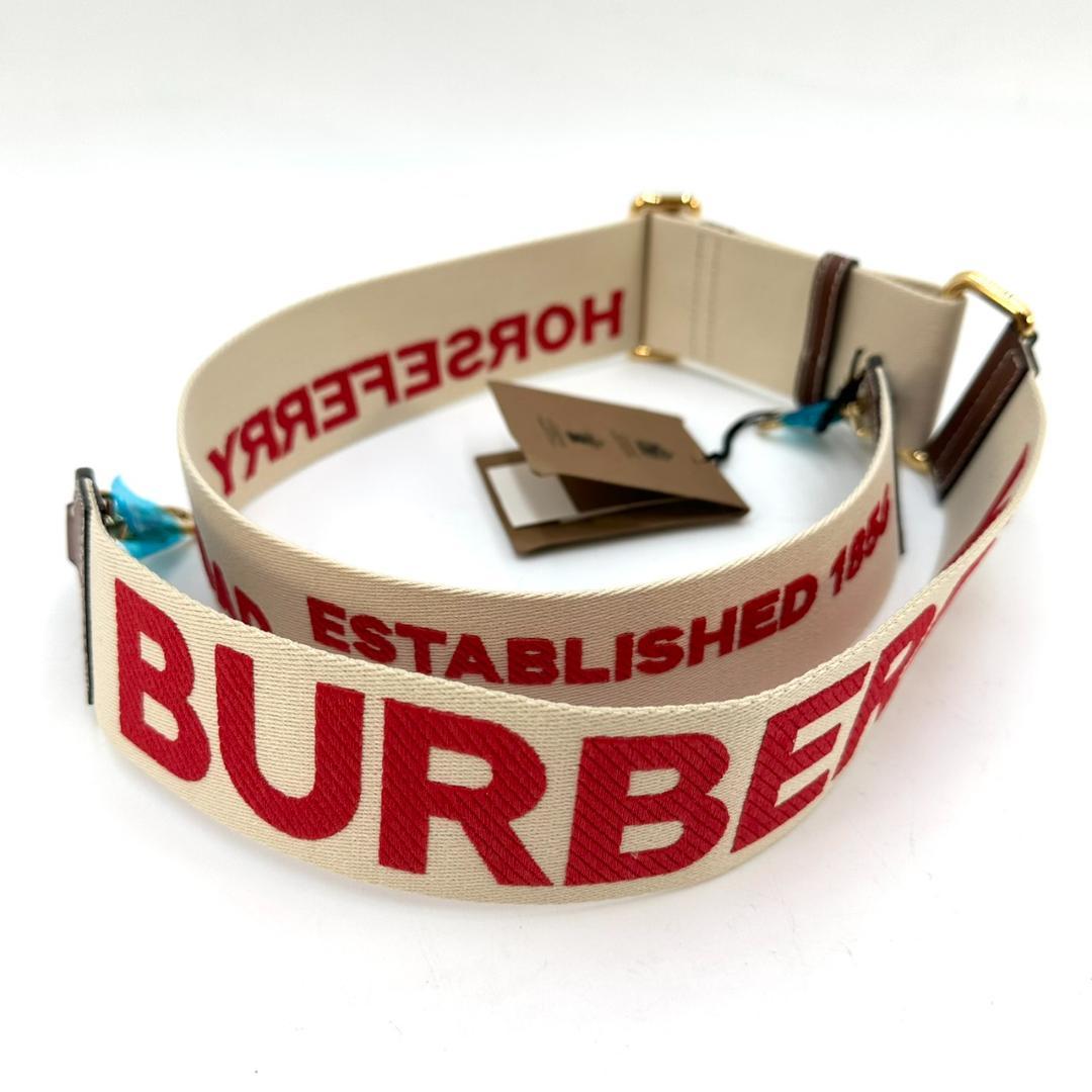 未使用★BURBERRY バーバリー ホースフェリーロード ショルダーストラップ