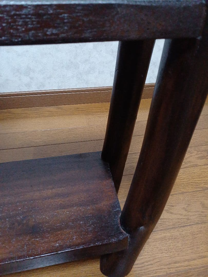 アジアン家具 バリ 木製 ラック ARチーク材ナチュラルラック 3段タイプ