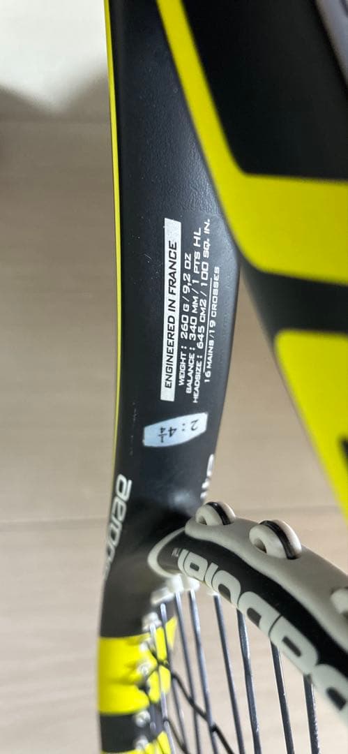 Babolat PUREAERO Lite グリップサイズ2 ピュアアエロ