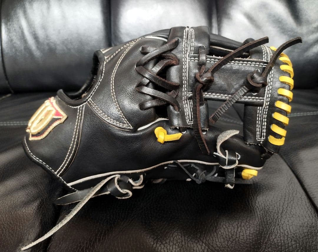 Wilson®stuff 硬式 内野用 グローブ RWO89H 黒 紐変え