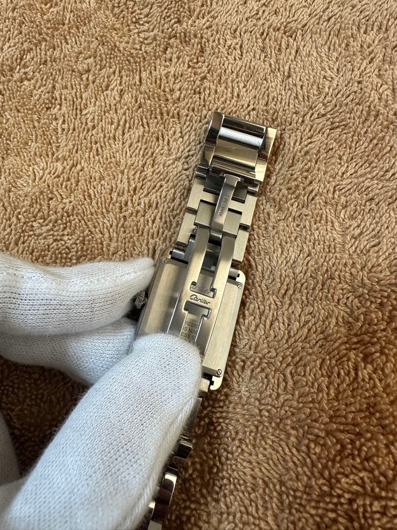 カルティエ(Cartier) tank must　金属ベルト　19MM　未使用品