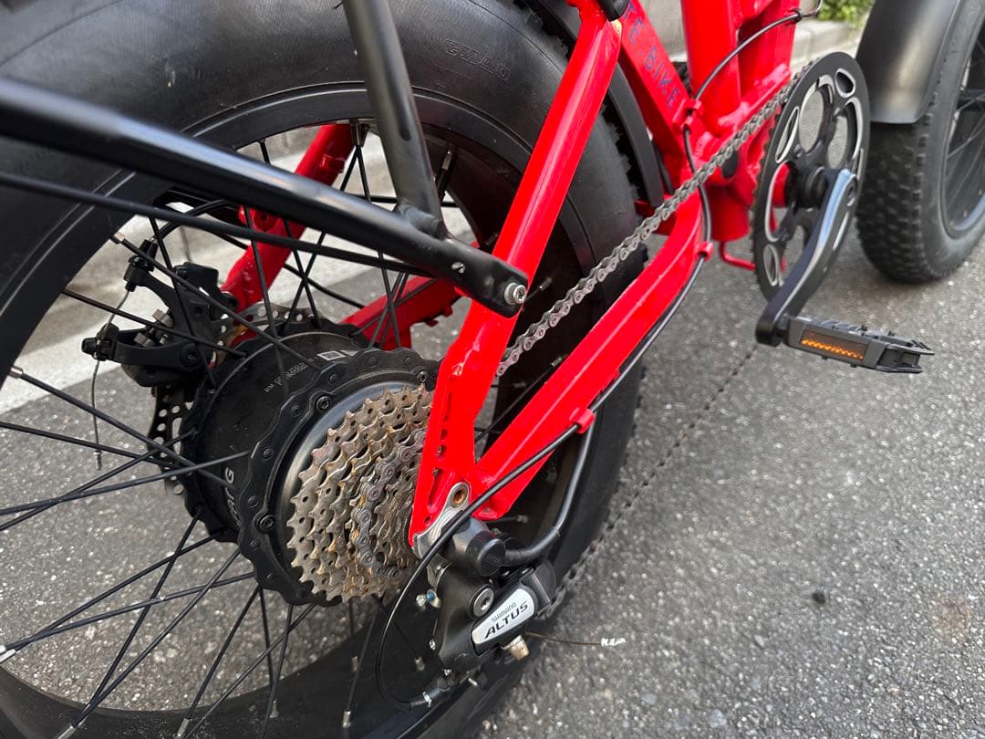 MATE X250 電動アシスト自転車 レッド