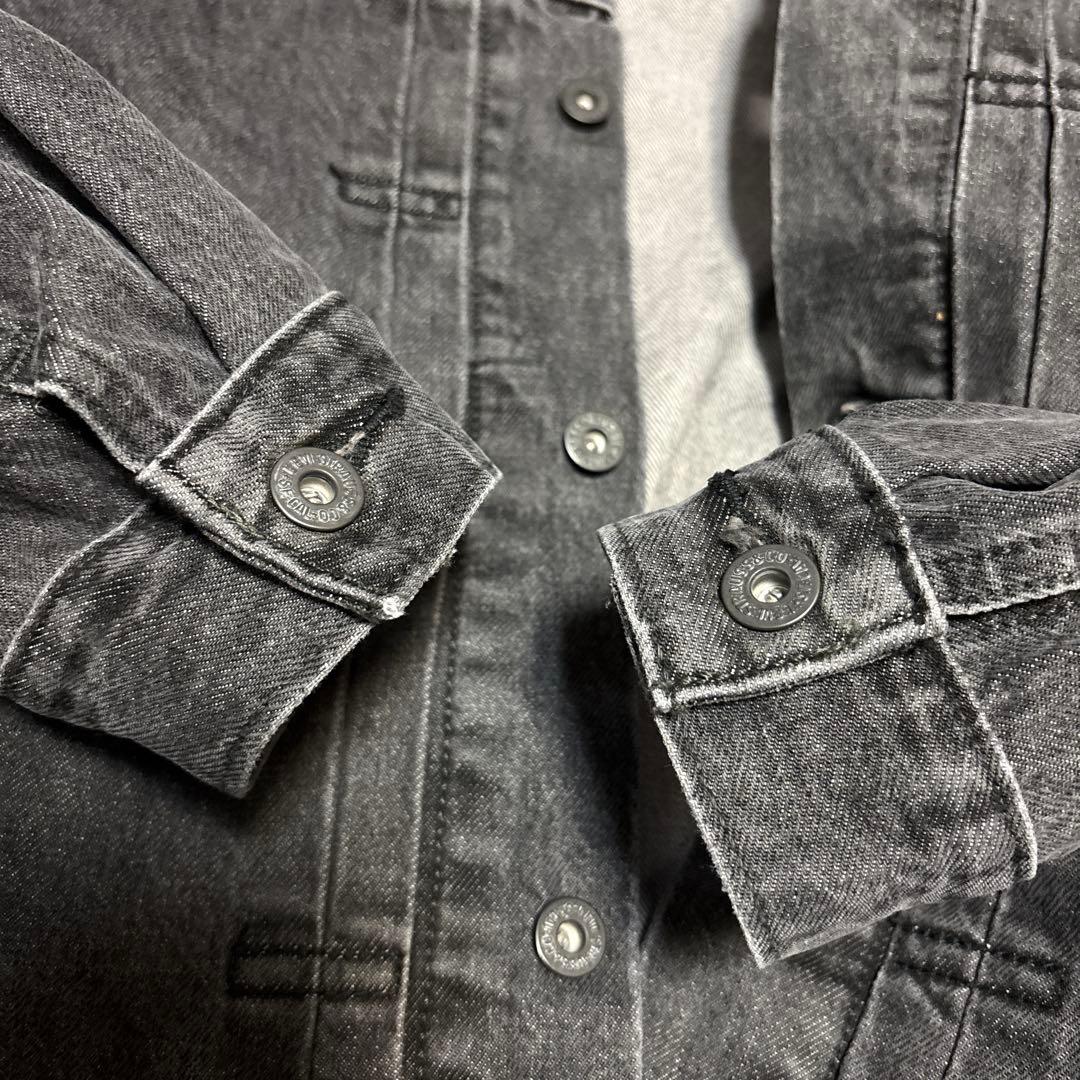 Levi's PREMIUM デニムジャケット ブラックデニム　S