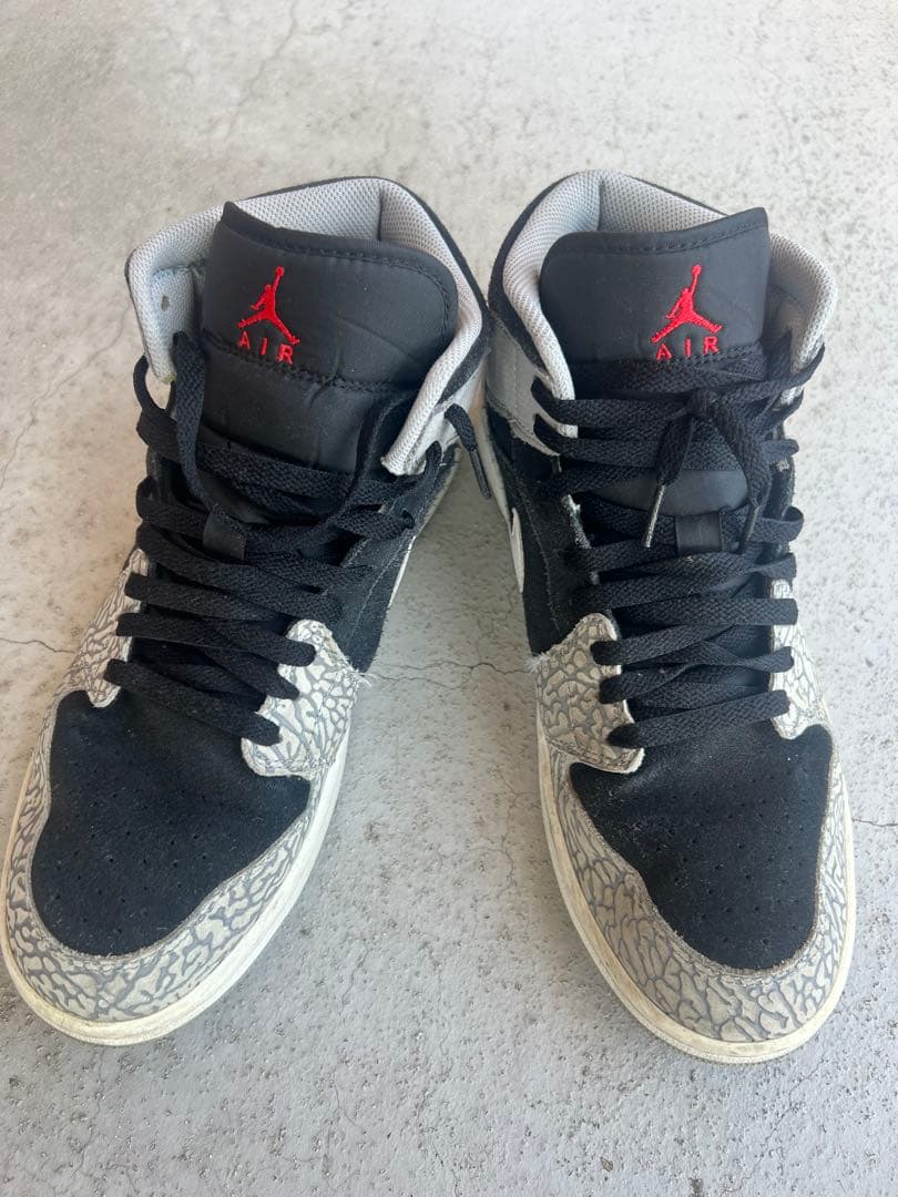 Air Jordan 1 MID SE Black/University箱あり