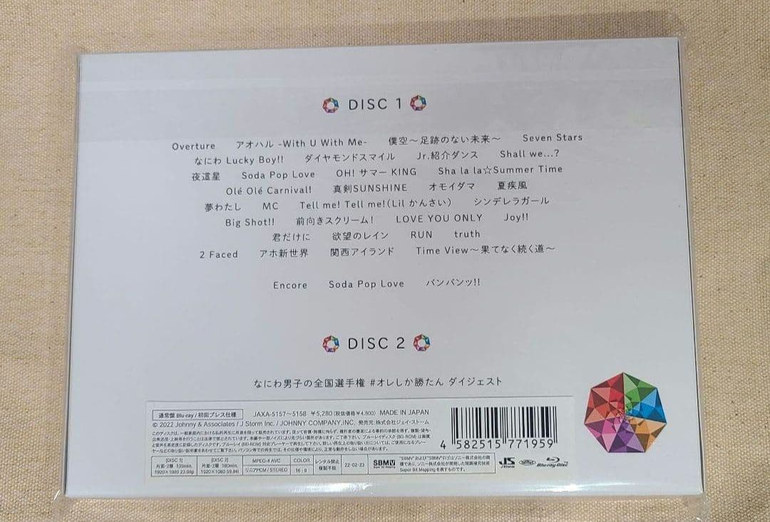 【新品未使用】なにわ男子 Blu-ray First Arena Tour