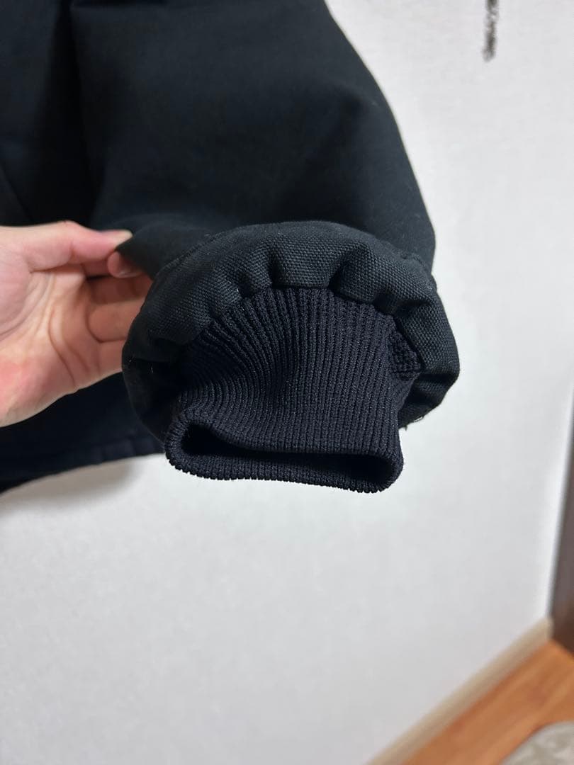 Carhartt ワークジャケット デトロイト系 ブラック 企業ロゴ 刺繍