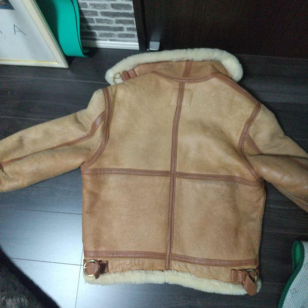 schott リアルムートン　レザージャケット　B-3 本革
