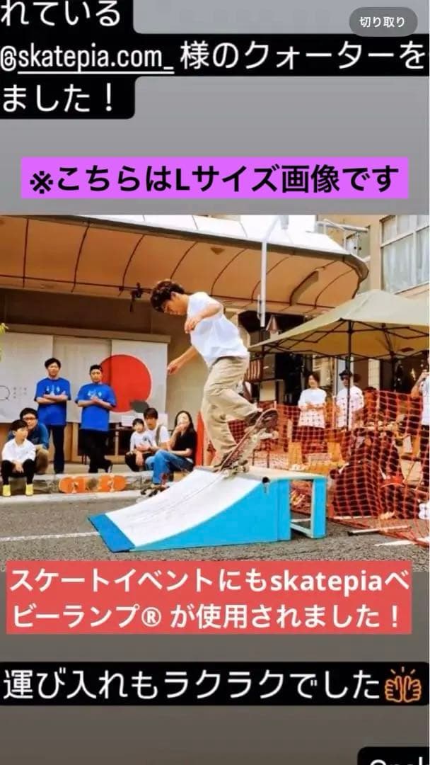 スケボー　ランプ　組立キット　ミニランプ　　セクションskatepia #堀米