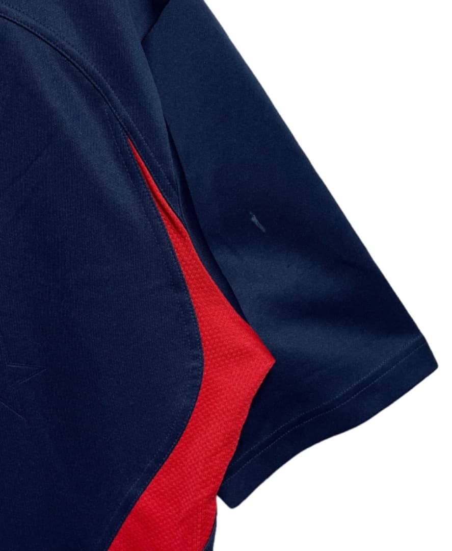 .アディダス オールブラックス プラクティス 半袖 シャツ ジャージ ネイビー