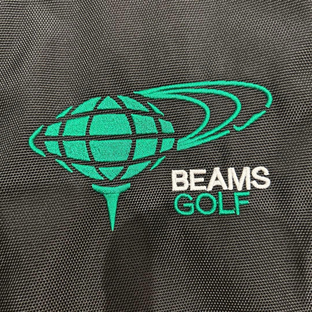 新品・未使用✨BEAMS GOLF ビームス ゴルフ　シューズケース　黒　緑ロゴ