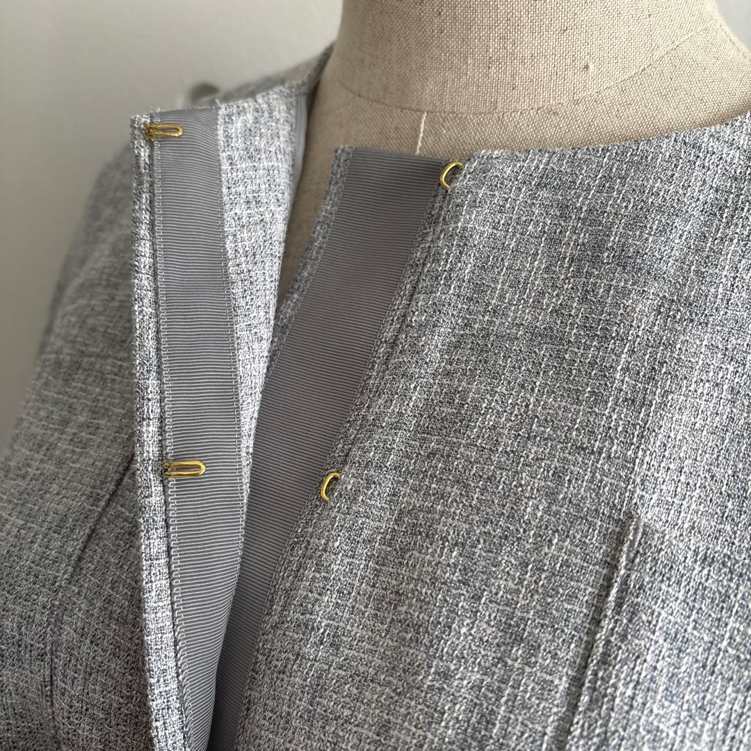 SEVEN TEN by MIHO KAWAHITOツイードフレアショートコート