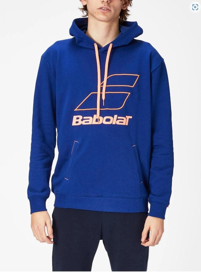 BABOLAT（バボラ）Big Logo フードパーカー（EU:L）Navy