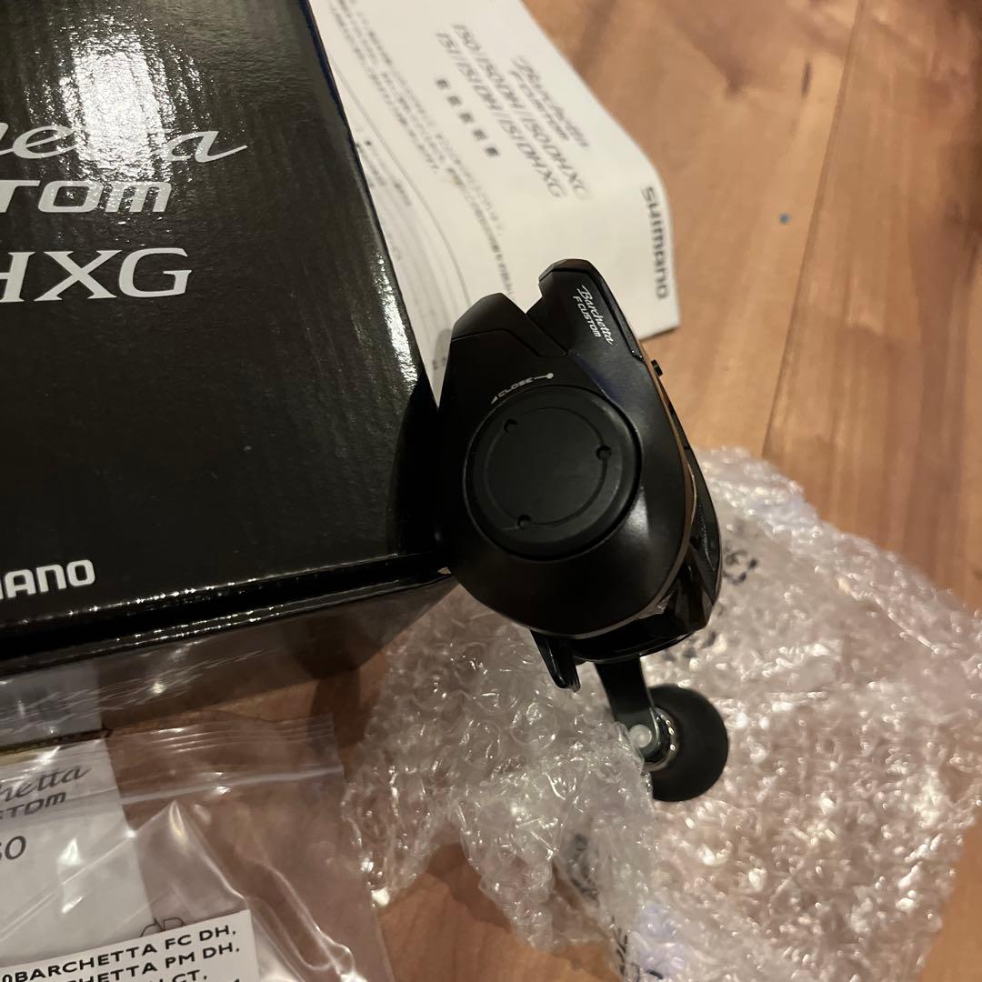 【美品】シマノ バルケッタ Fカスタム 150DHXG 右　PE0.8号付