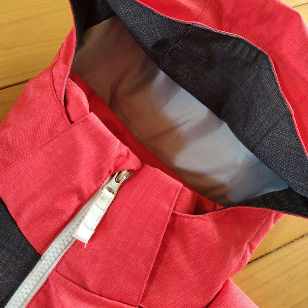 デサント DESCENTE スキーウェア上下 赤黒 130 キッズ ジュニア