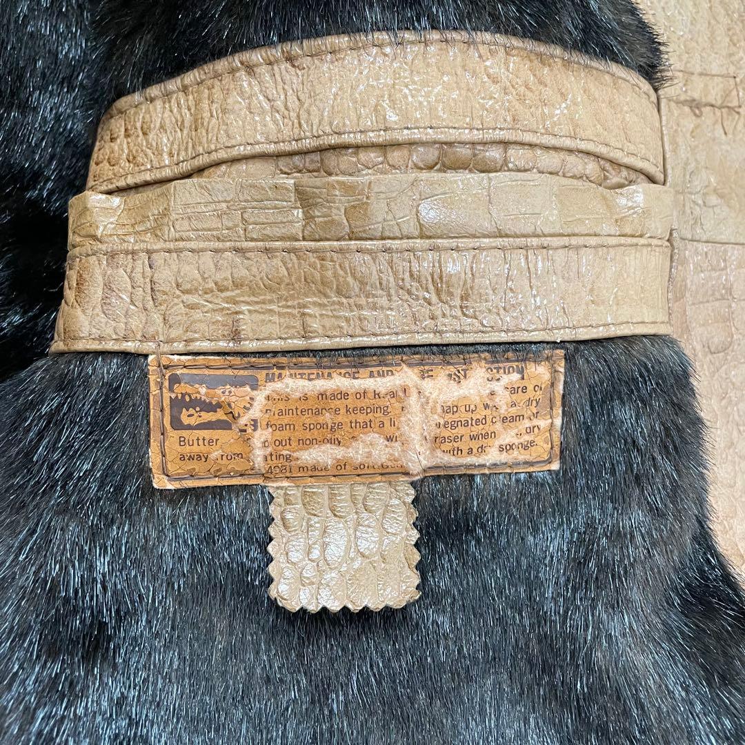 ジャケット・アウター Crocodile pattern Leather Jacket BU31