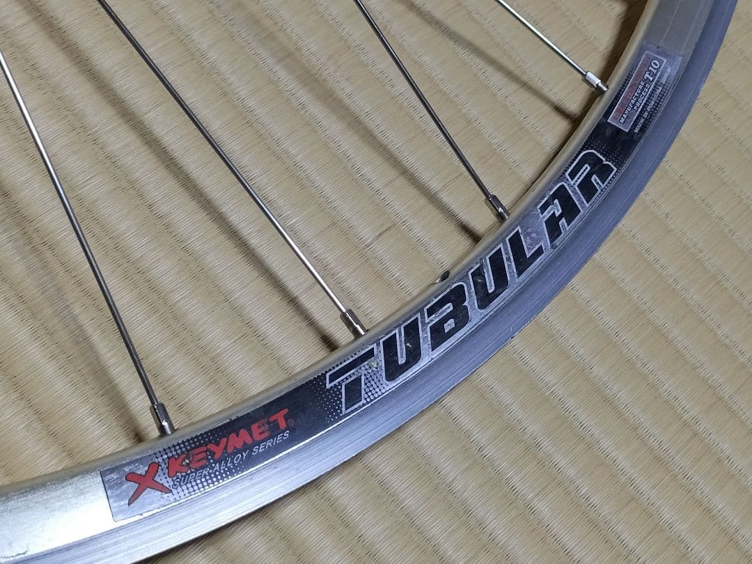 ピスト トラック用 チューブラー 青ハブ120mm