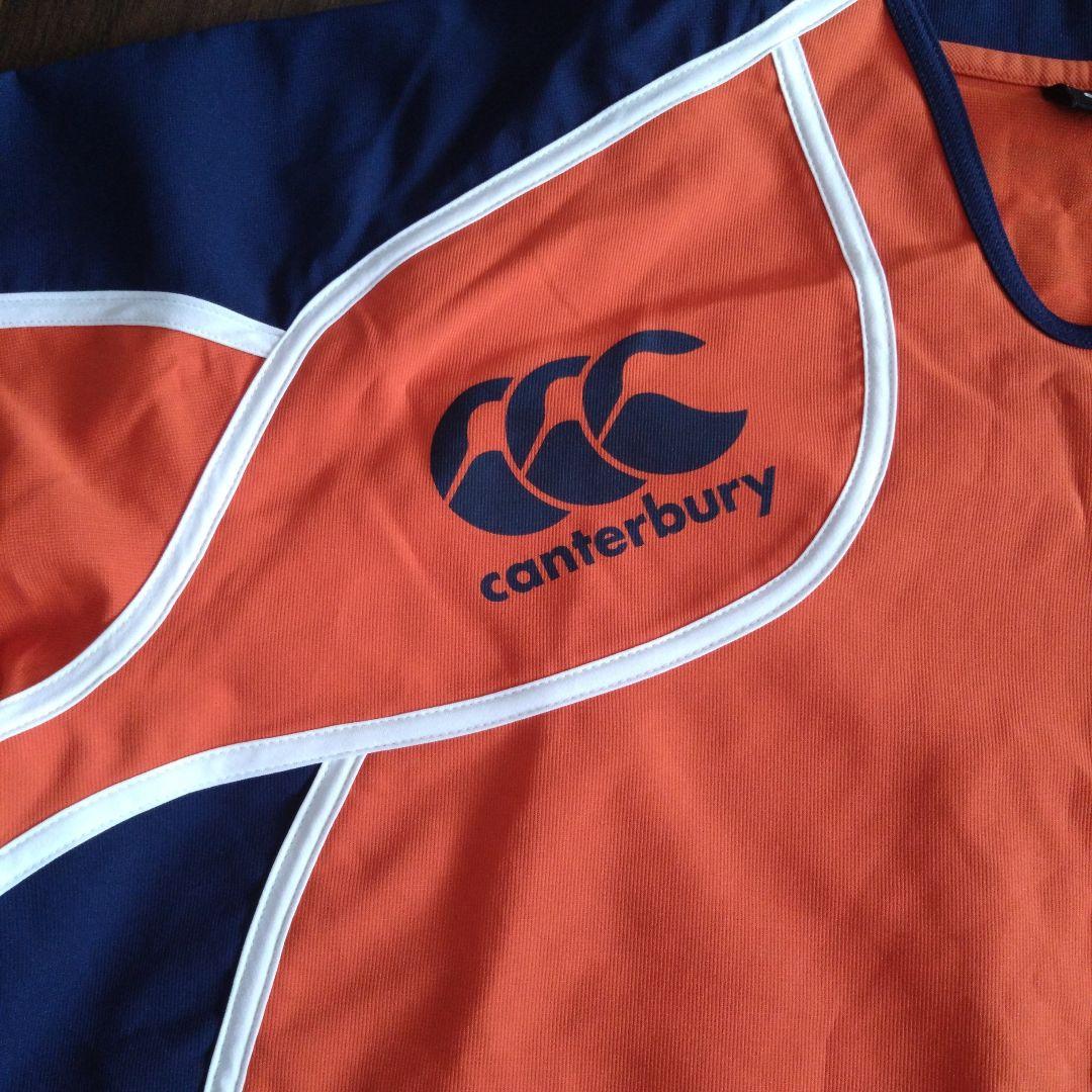 美品 canterbury ウェア オレンジ/ネイビー ジャージ セットアップ