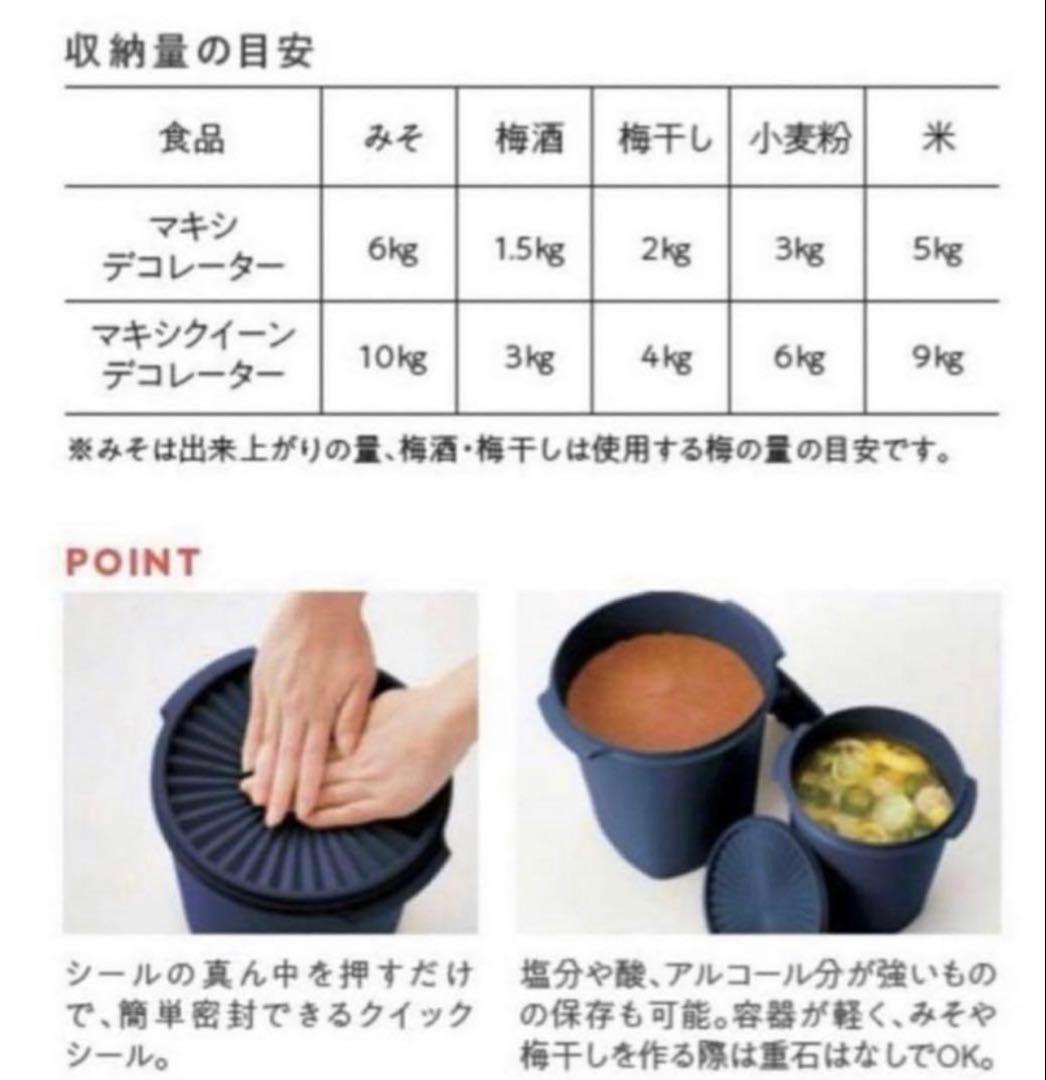 タッパーウェア　マキシクイーンデコレーター　マキシ　ミニデコレーター　セット