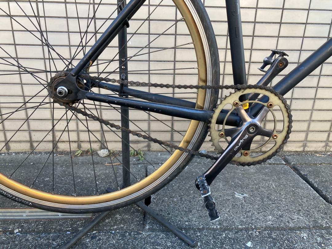 人気 FUJI FEATHER フジ フェザー サイズ49cm クロモリフレーム