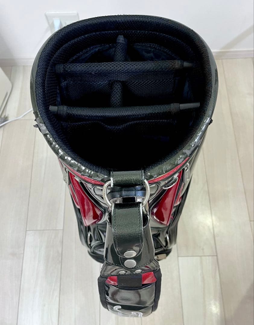 Titleist ゴルフバッグ 黒/赤