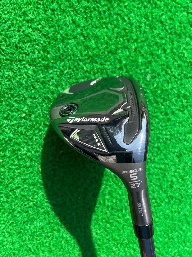 【美品】TaylorMade Rescue Qi35 MAX5番27度R