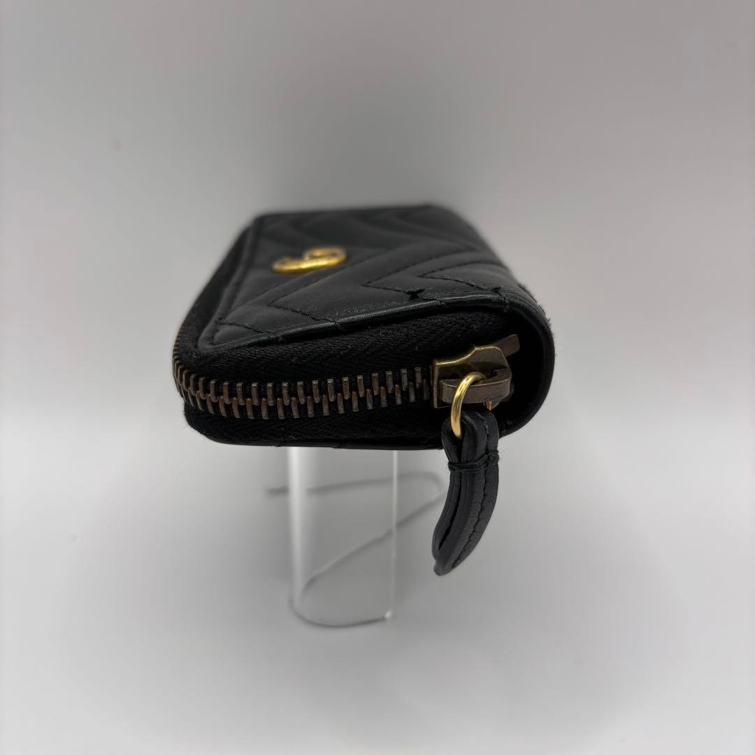 GUCCI キーケース　ケース　ブラック　キルティング　498127 小物