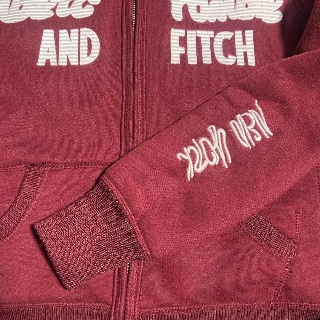 【美品】Abercrombie&Fitch アバクロ ファーダブルジップパーカー