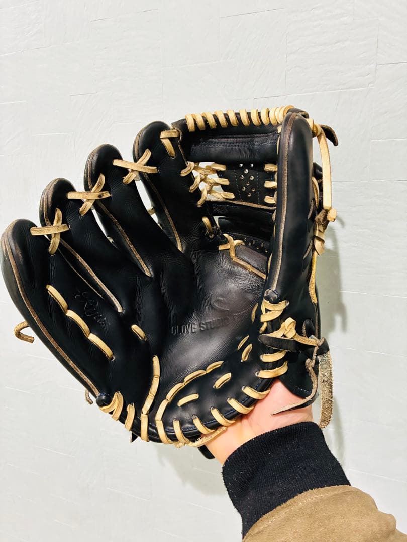 RYU 硬式グローブ 投手用 高校野球対応 オーダー不可限定ラベル 廃盤 左用