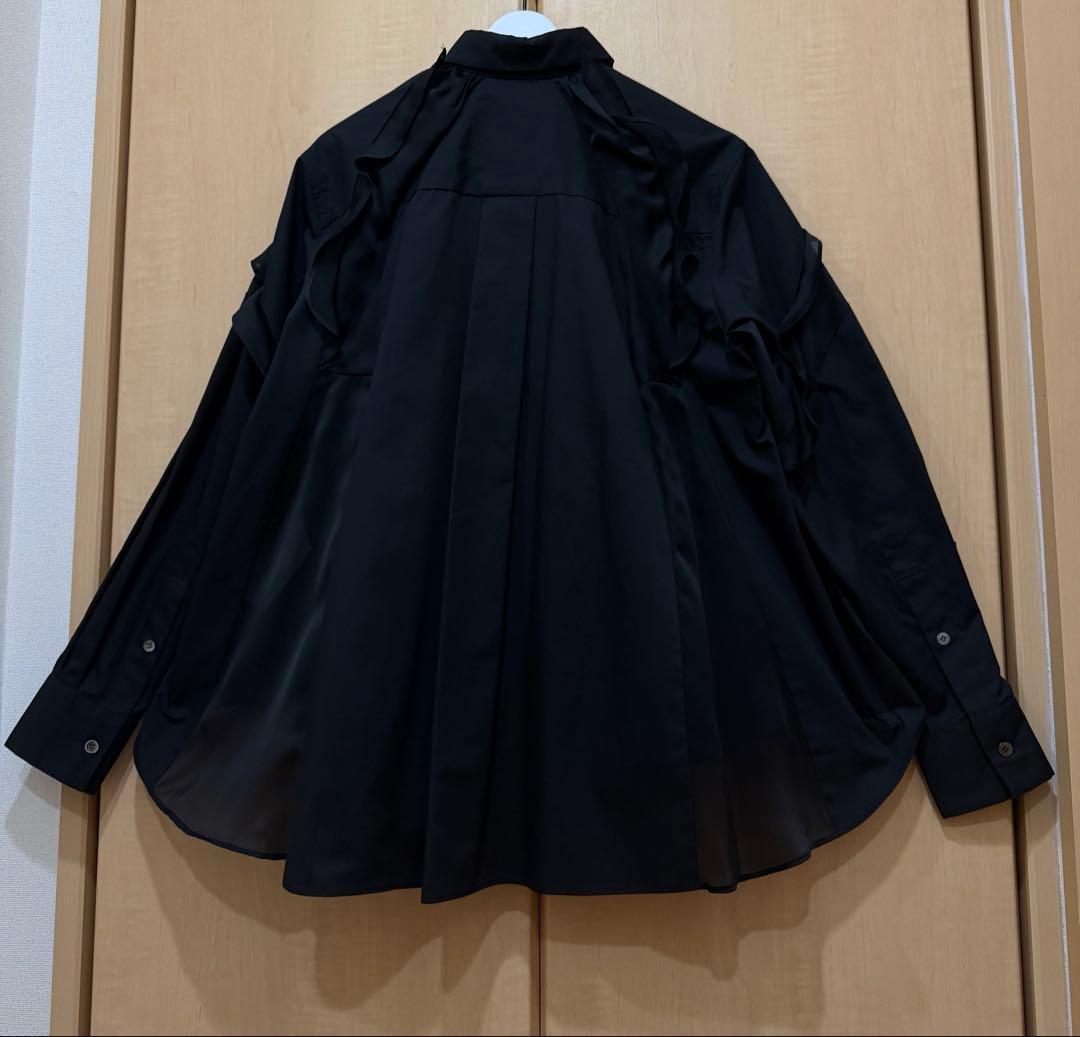 【未使用に近い美品】★sacai サカイ★ドッキング ブラウス シャツ “極品”