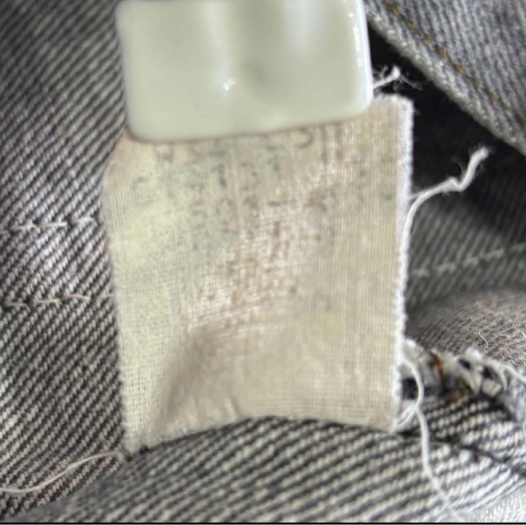 80s USA製 Levi’s 501-0658 ブラックデニム 先染め W34