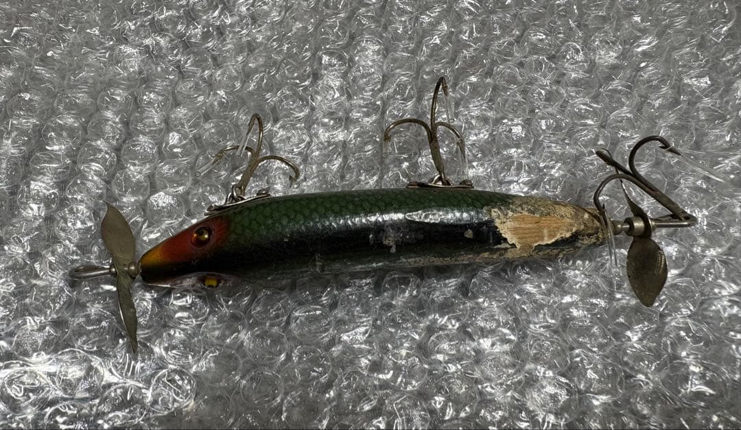 オールドヘドン　SOS 超希少　ウンデッドミノー　HEDDON ルアー