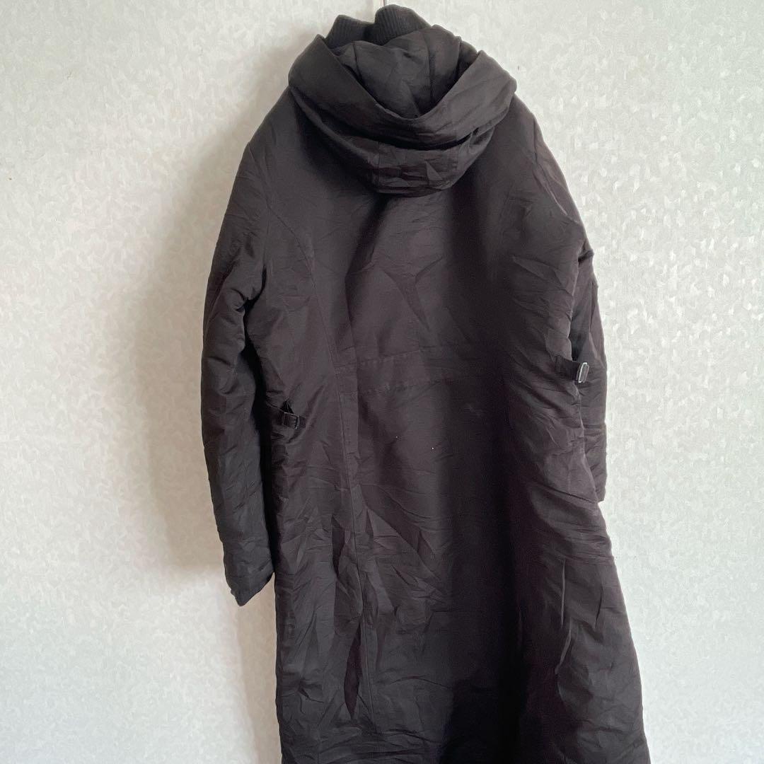 1点物✨海外古着❣BEAVER CANOE フード付きベンチコート L/G 黒