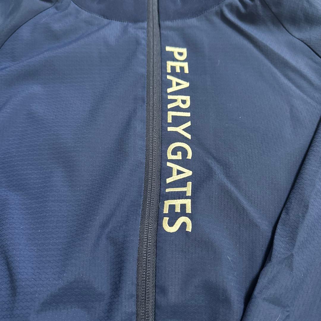 PEARLY GATES ネイビー ジップアップジャケット