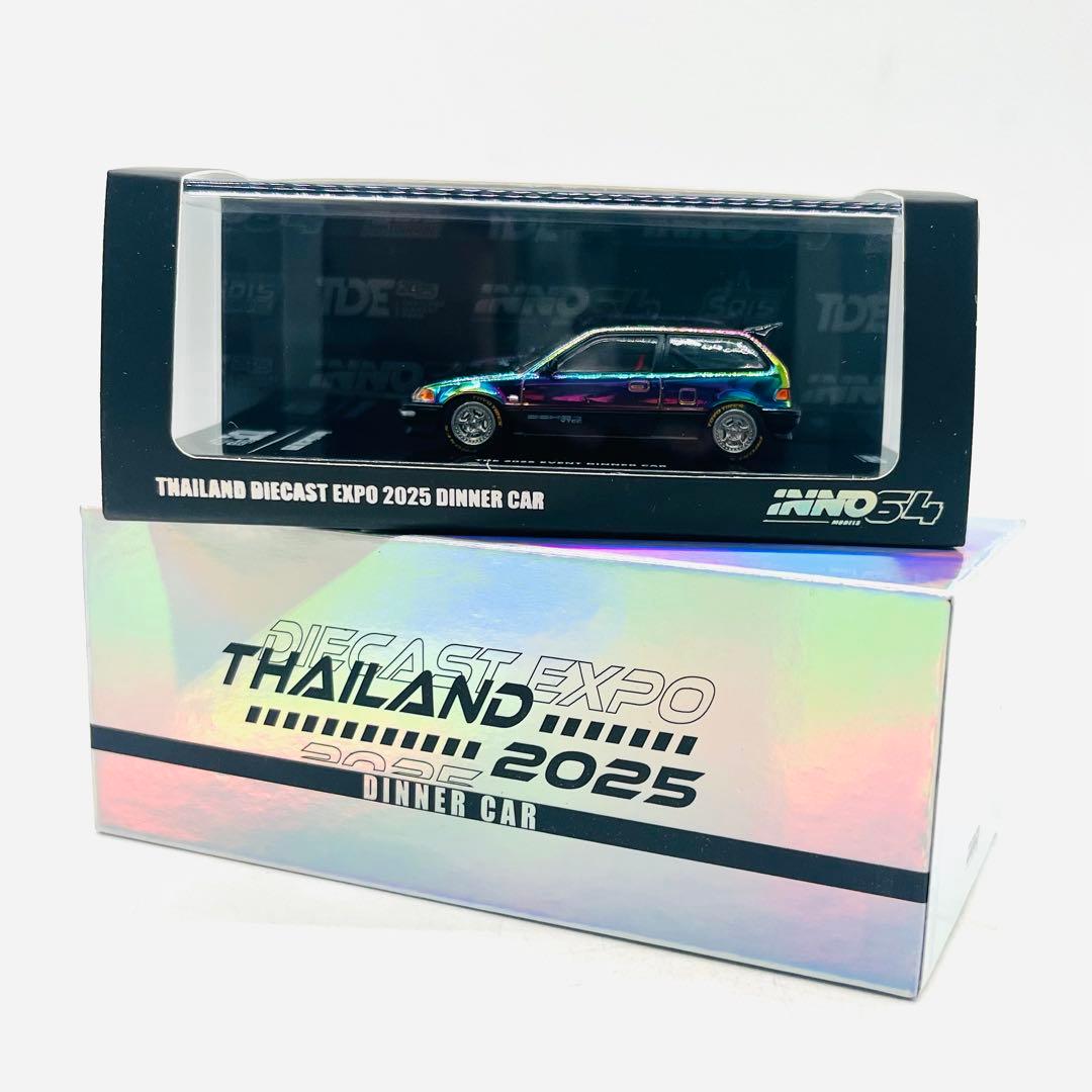 inno64 1/64 ホンダ シビック SiR TDE 2025 ディナーカー