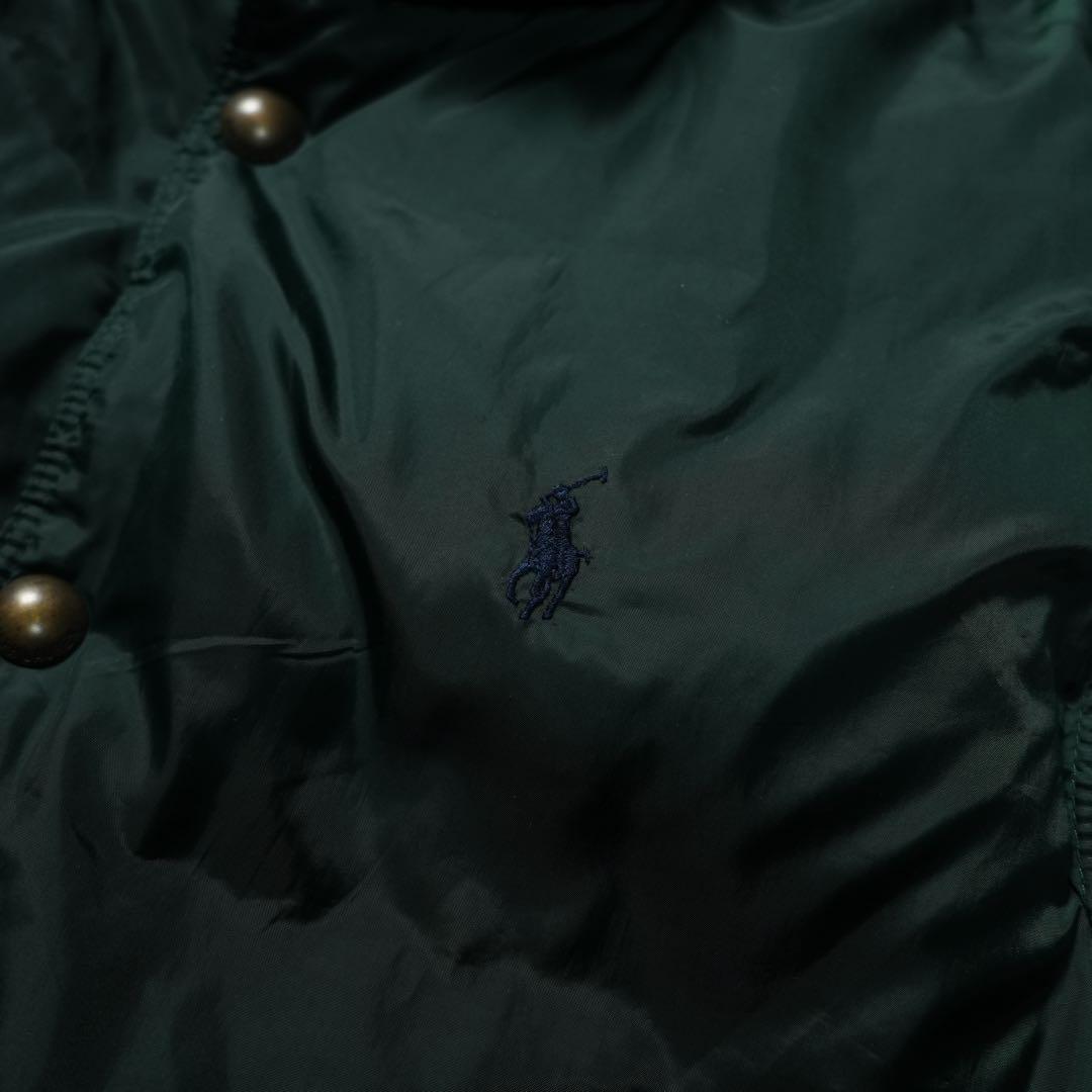 POLO RALPH LAUREN ダウンベスト リバーシブル ネイビーグリーン