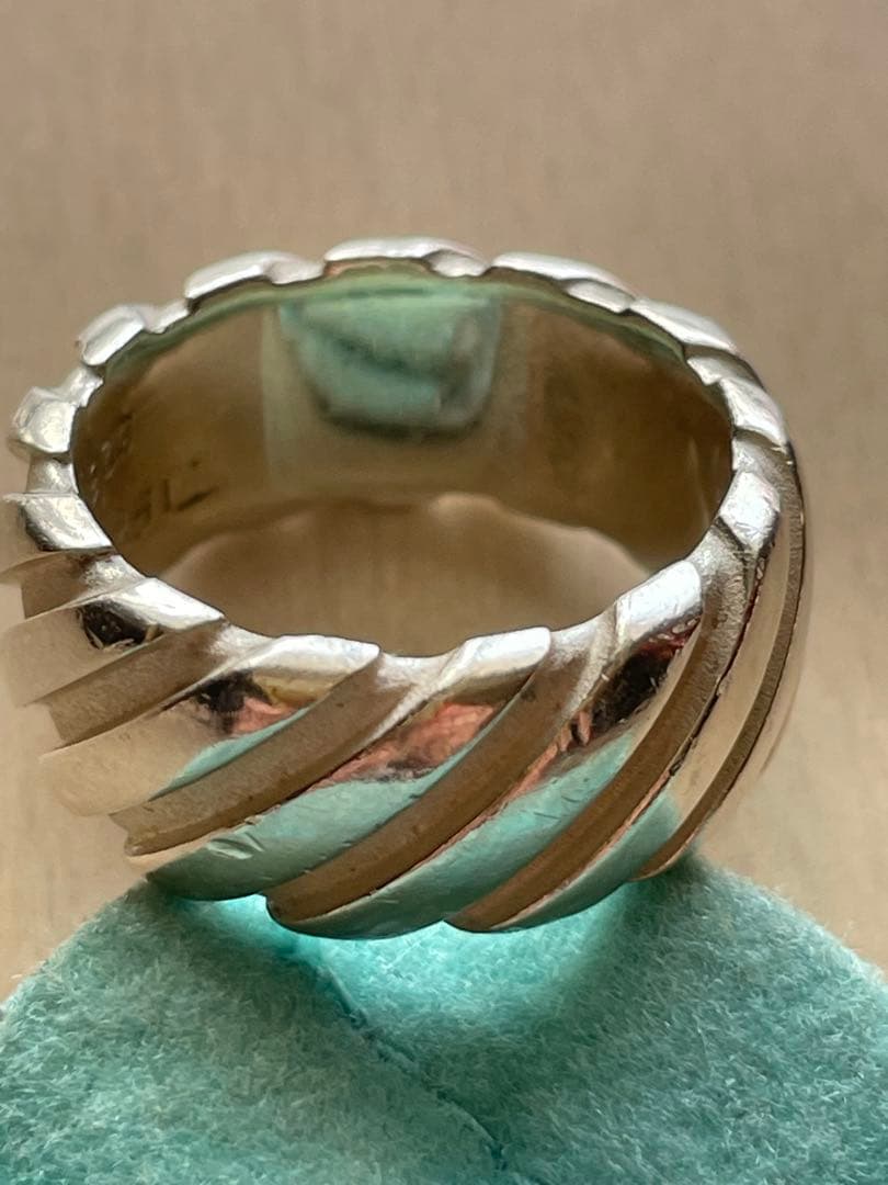 TIFFANY ツイスト リング スパイラル約10号 1995コレクション