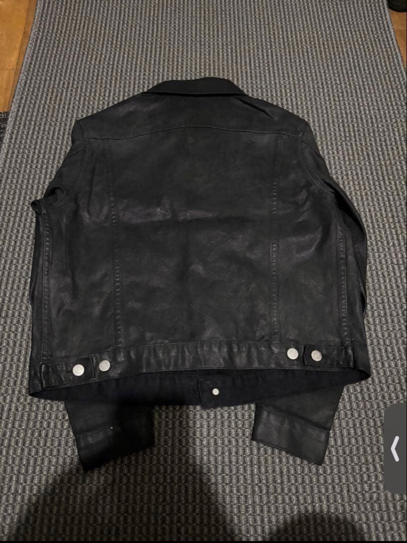 Helmut lang コーティングデニムジャケット　46
