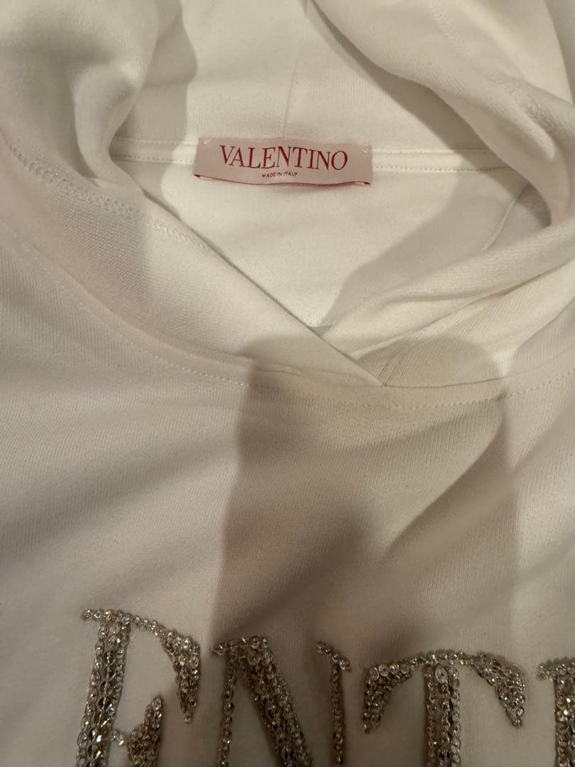 ⭐*︎様 VALENTINO スワロフスキー装飾パーカー