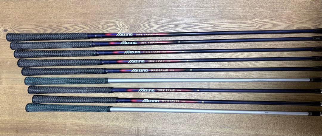 レフティ　ミズノ アイアンセット 9本（8番・SWはダイナクラフト）カーボン