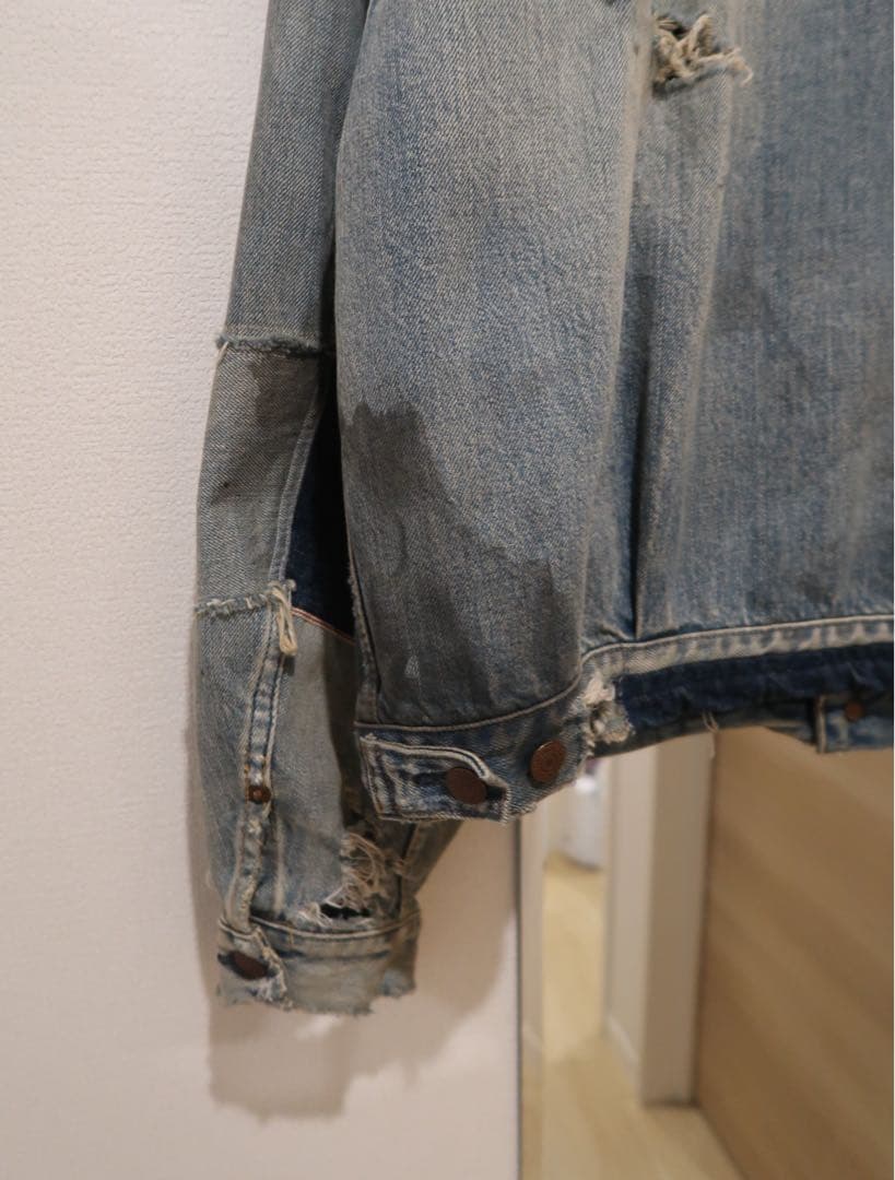 【24SS】ANACHRONORM ハードリメイク 1st デニムジャケット