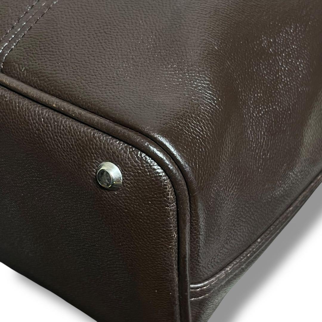 美品 ポーター リンク レザー トートバッグ S 同素材 ポーチ付き
