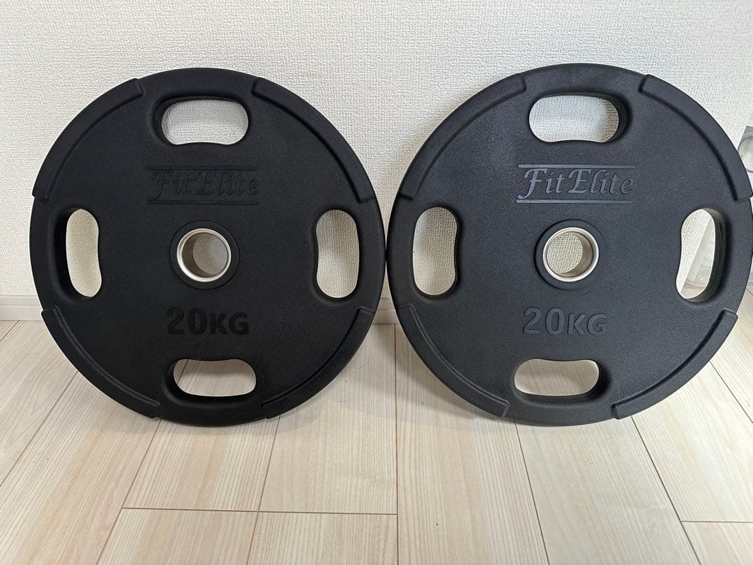 (引き取り限定)FitElite ダンベルプレート 20KG 2枚セット