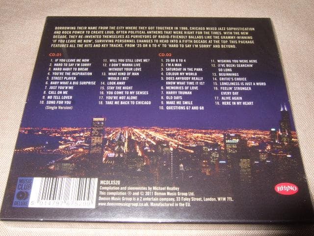 CHICAGO,AOR,シカゴ,新品未開封,DAVID FOSTER,2枚組CD