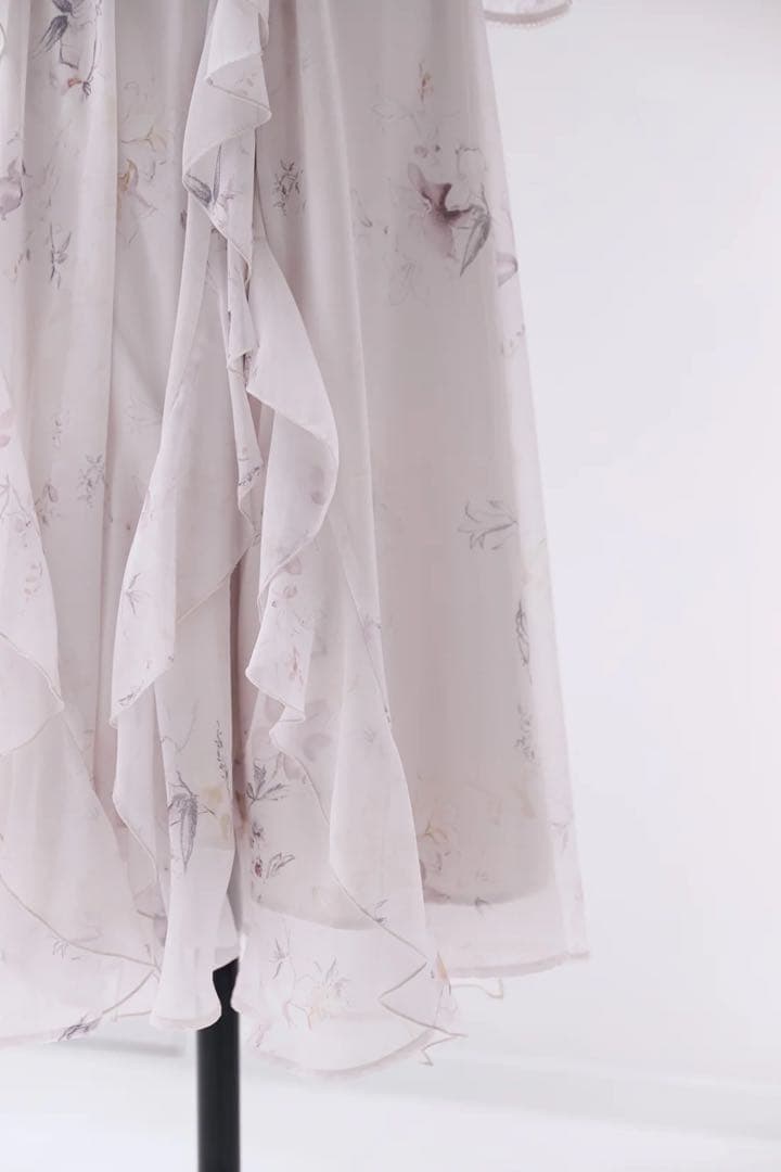 ワンピース Isette Floral Chiffon Dress light petale